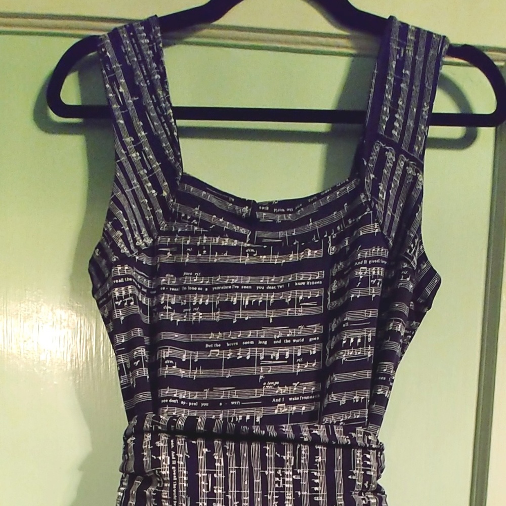 EFFIE'S HEART Dolce Vita Dress Navy Print XL NWT